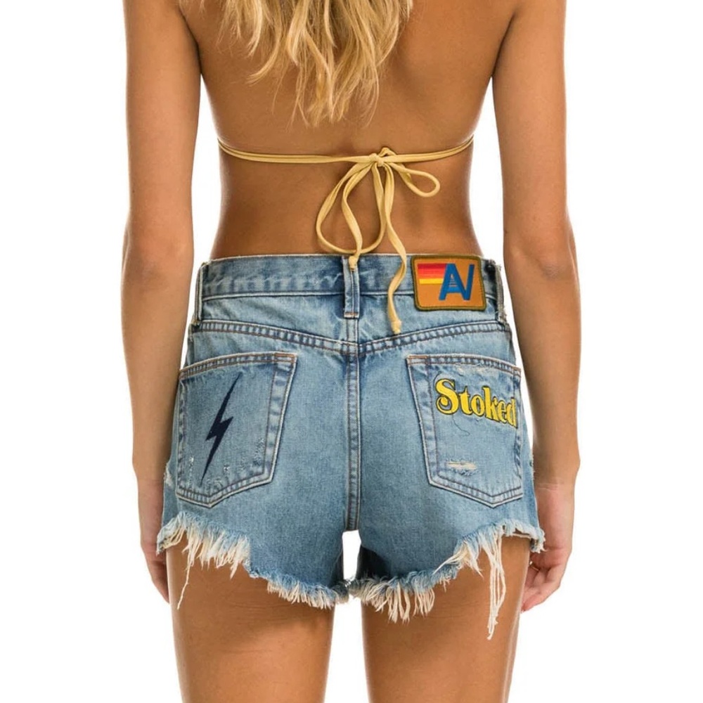 Aviator Nation Jean Shorts
